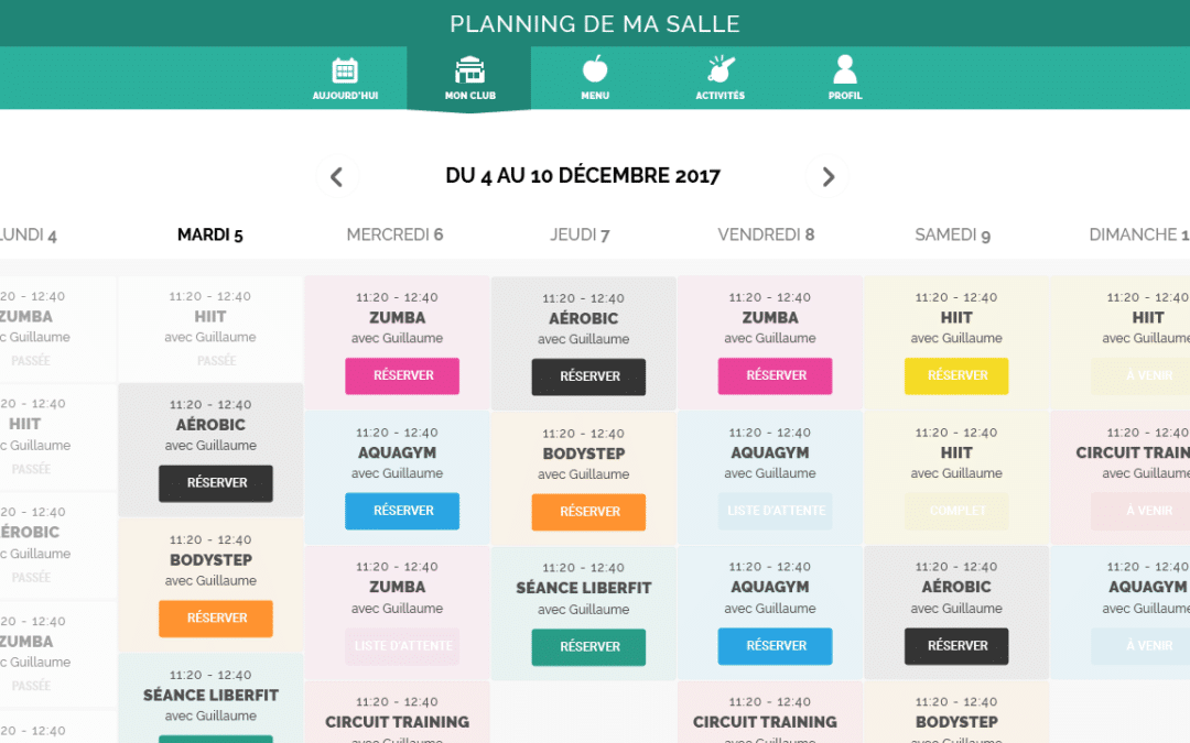 Liberfit : version 1.7.0 – sortie du portail web
